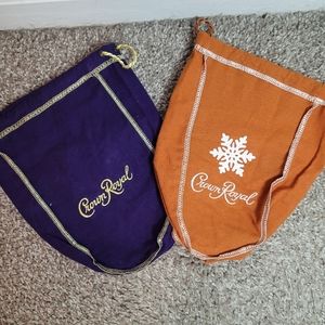 Set of Two Crown Royal Bags
